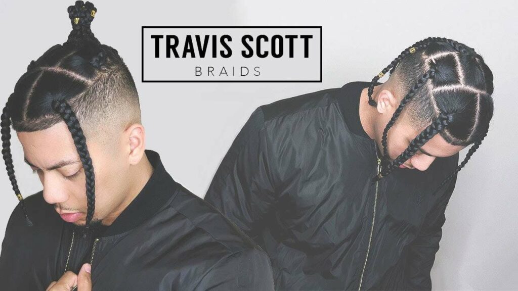 Travis Scott braids 2022