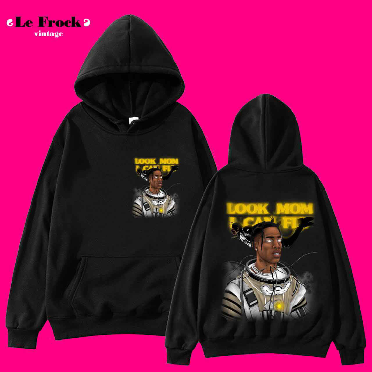 Look Mom I Can Fly Travis Scott Astroworld Hoodie