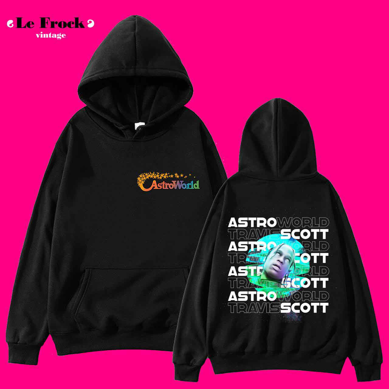 Travis Scott Astroworld Black Hoodie