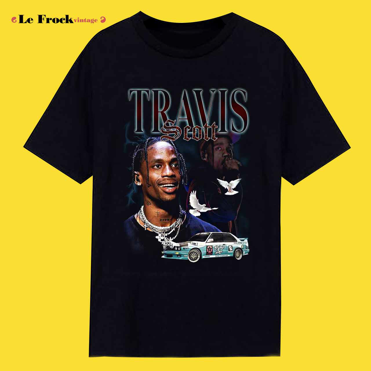 Vintage Travis Scott Rap Tee T-shirt
