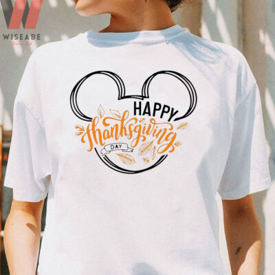 Disney Happy Thanksgiving Mickey Mouse Thanksgiving T-Shirt