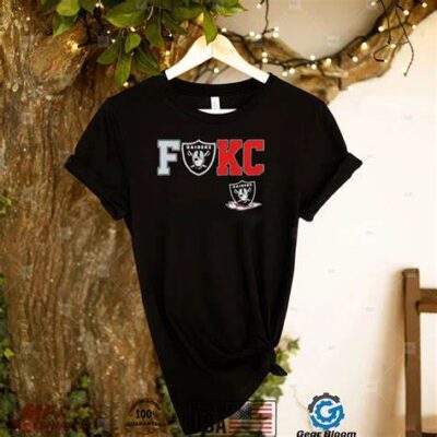 Fck KC Kansas City Chiefs Las Vegas Raiders T-Shirt