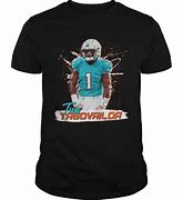 Official #1 Tua Tagovailoa Miami Dolphins Football Tua Tagovailoa T-Shirt