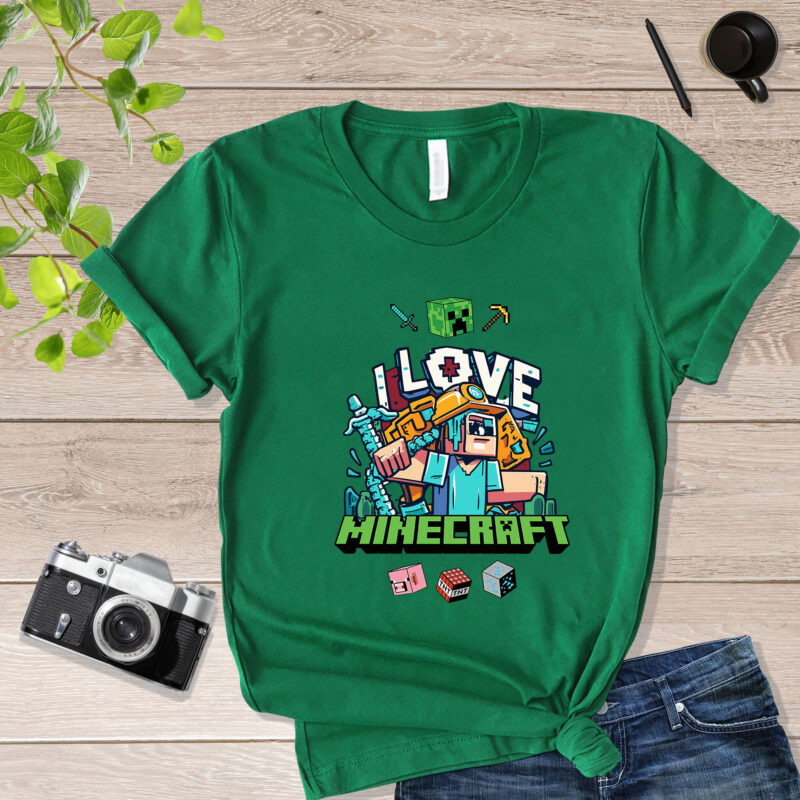 I Love Minecraft I Love Miners Shirt