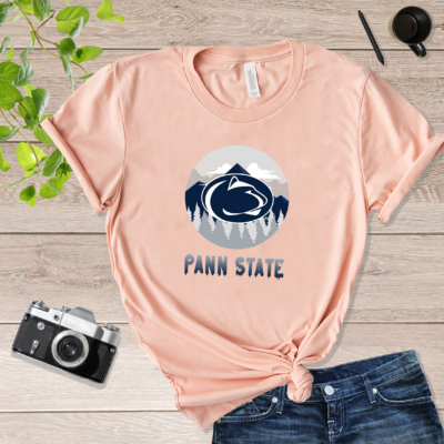 Penn State Nittany Lions Landscape Circle Penn State Wrestling Shirt