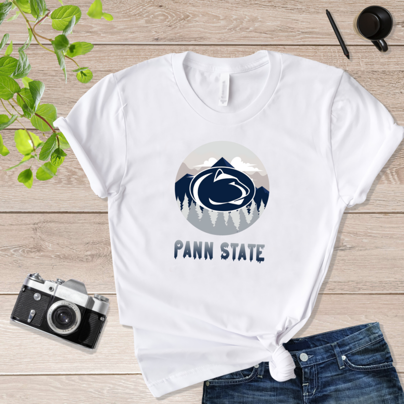 Penn State Nittany Lions Landscape Circle Penn State Wrestling Shirt