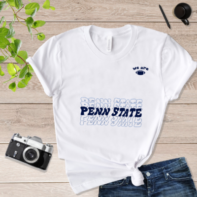 We Are Penn State Penn State Wrestling Shirt White