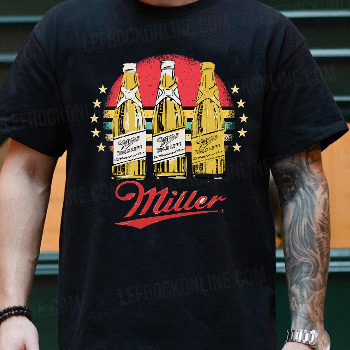 Art Work Miller High Life Drinks Miller High Life T Shirt