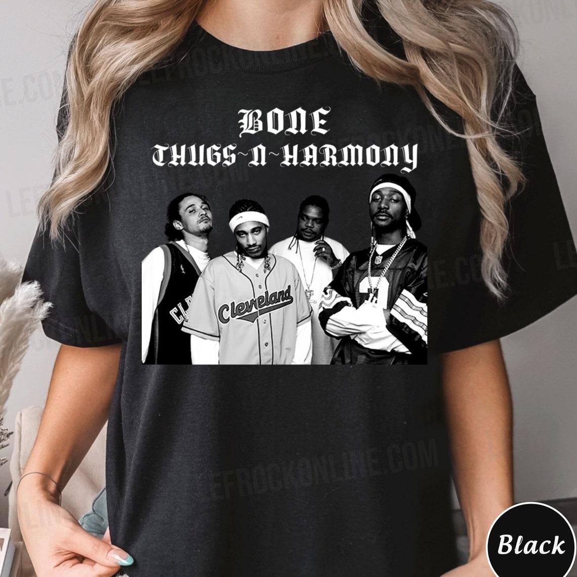 Black & White Bone Thugs N Harmony Bone Thugs N Harmony T Shirt