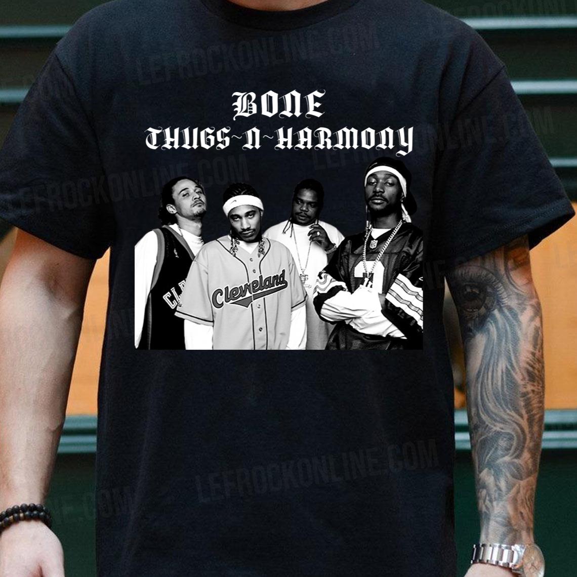 Black & White Bone Thugs N Harmony Bone Thugs N Harmony T Shirt