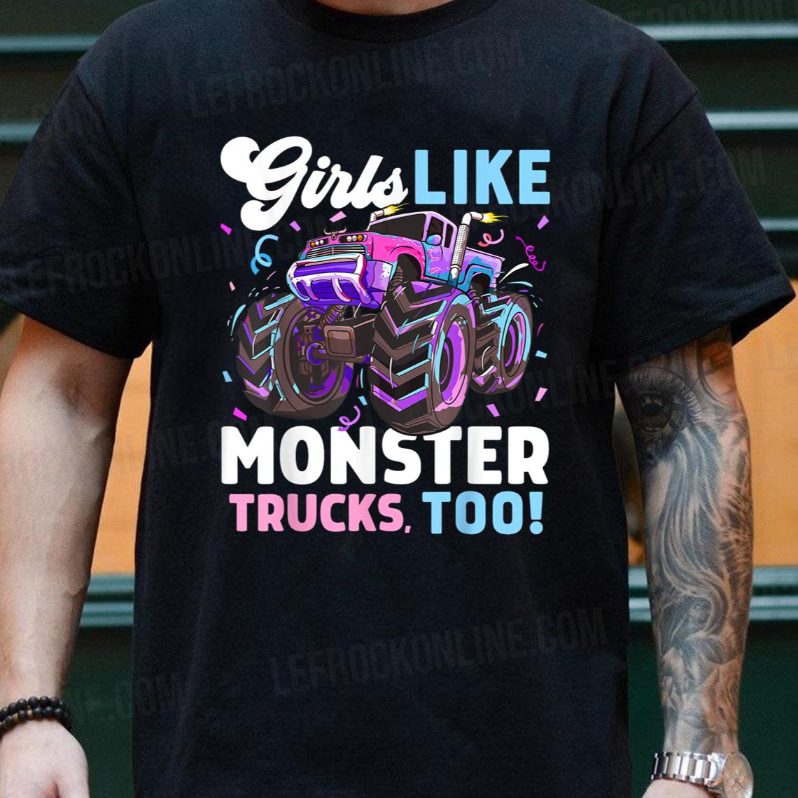 Cute Monster Truck Girls Like Monster Trucks Too