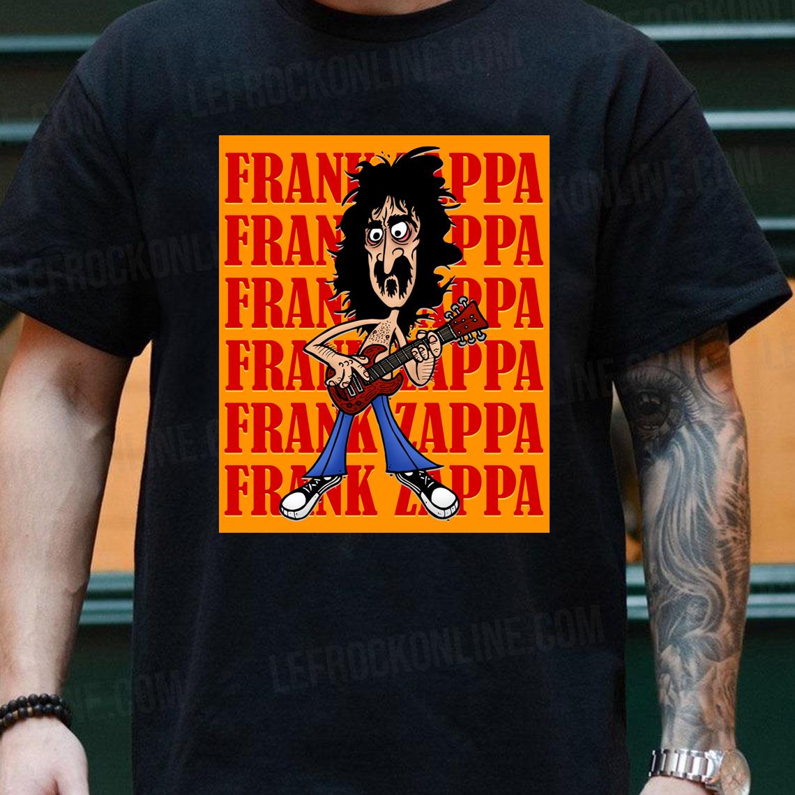 Funny Frank Zappa Caricature Frank Zappa T Shirt