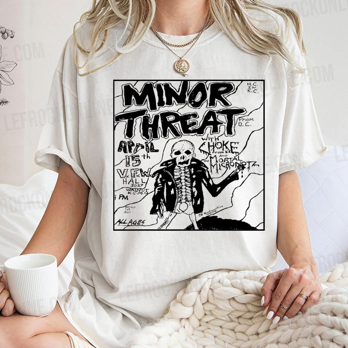 Minor Threat At A VFW Hall Minor Threat T Shirt