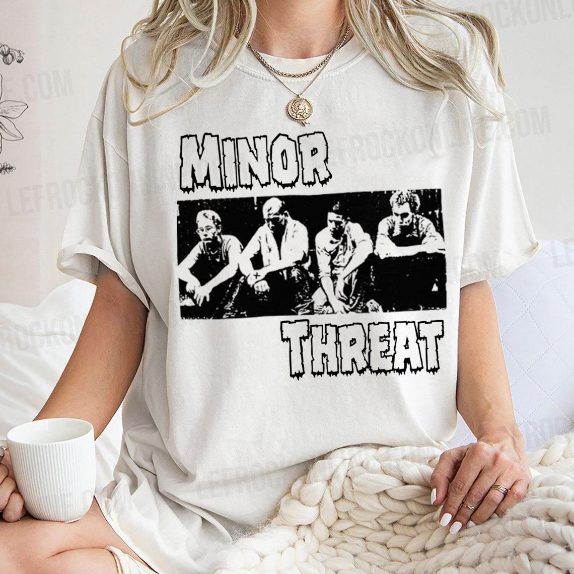 Minor Threat Band With Unique Font Poster Minor Threat T Shirt