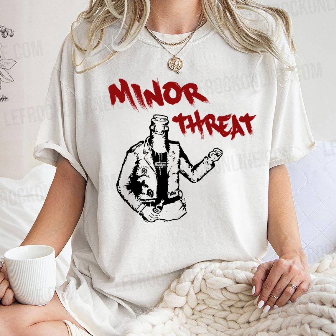 Minor Threat Bottle Man Minor Threat T Shirt