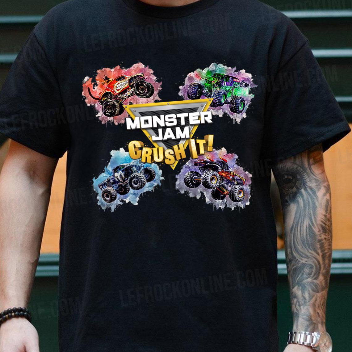 Monster Jam Crush It Monster Truck Tshirt