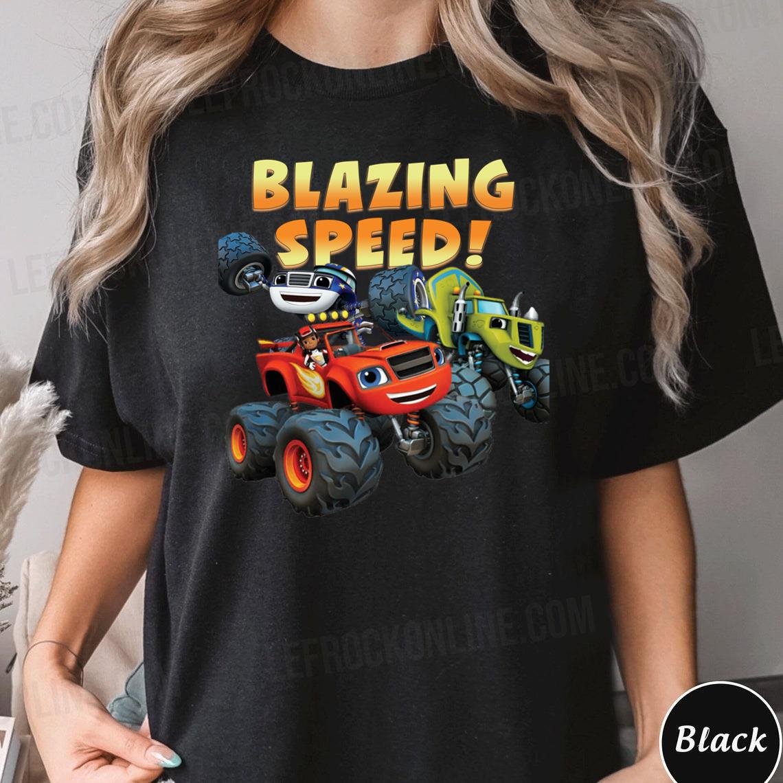 Monster Machines Blazing Speed Monster Truck Tshirt