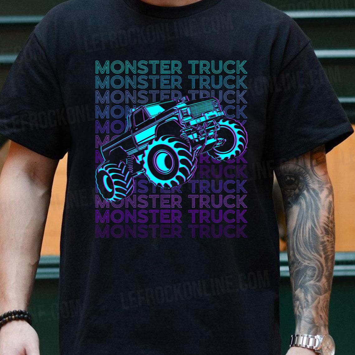 Monster Truck T Shirt Girls For Birthday Gift
