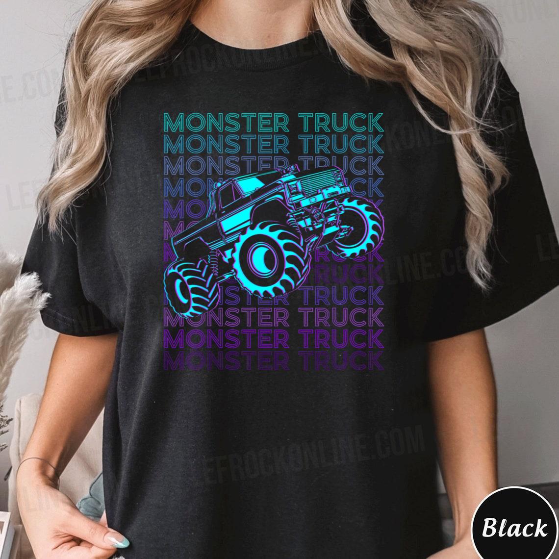 Monster Truck T Shirt Girls For Birthday Gift