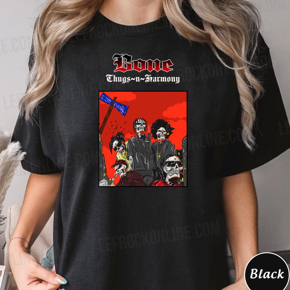 Skeleton Bone Thugs N Harmony Band Bone Thugs N Harmony T Shirt