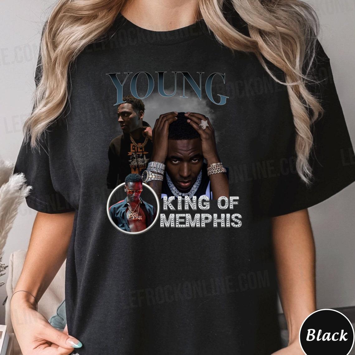Vintage Young Dolph King Of Memphis Young Dolph T Shirt