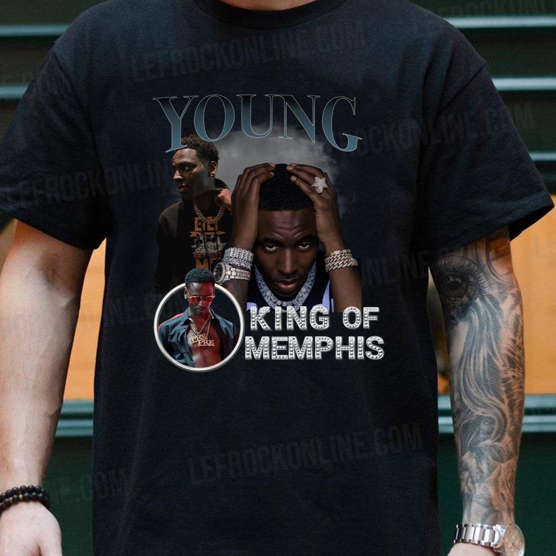 Vintage Young Dolph King Of Memphis Young Dolph T Shirt
