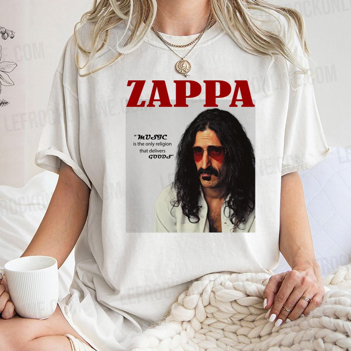Zappa Frank With Music Quote Zappa T Shirt